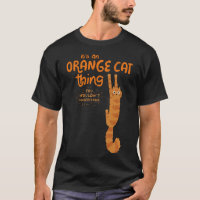 Uma Coisa De Gato Laranja - Gato Engraçado De Tábu