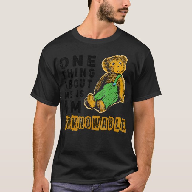 Camiseta Uma coisa sobre mim é que não sei (Frente)