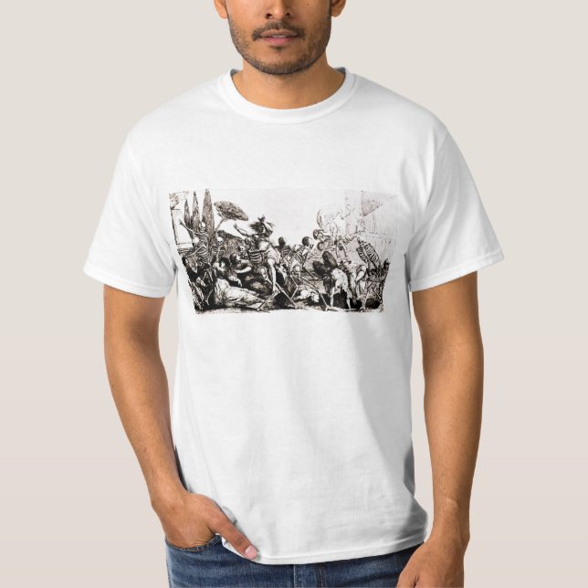 Camiseta Uma colheita beneficiente para o t-shirt da morte (Frente)