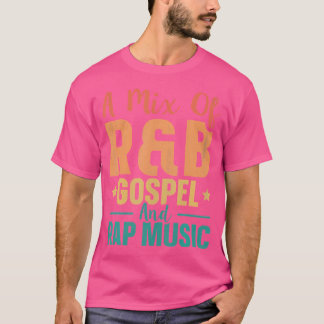 Camiseta Uma Combinação De Barramento Gospel E Música Rap
