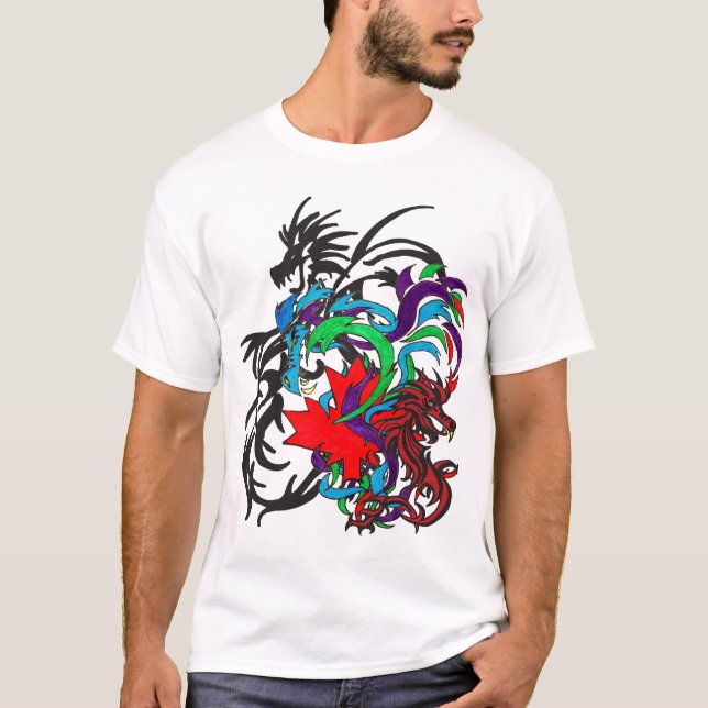 Camiseta Uma confusão de Dragões (Frente)