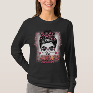 Camiseta Uma Consciência de Cancer de Sobrevivência Agrad