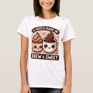 CAMISETA UMA CORRESPONDÊNCIA FEITA DE PÃO E DOCE
