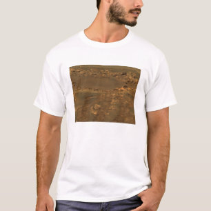 Camiseta Uma cratera do impacto na região meridiana de