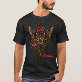 Camiseta Uma cruz elegante