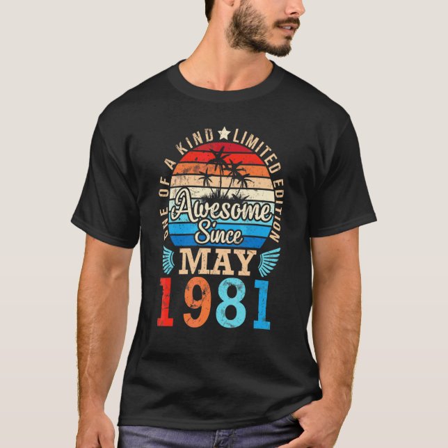 Camiseta Uma Da Kind Ltd Edition Incrível Desde Maio De 198 (Frente)