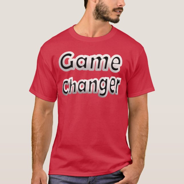 Camiseta uma descriçãoGifts de mudança de jogo (Frente)