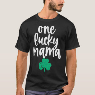 Camiseta Uma Design de Lucky Mama Cute para o Patrício do S