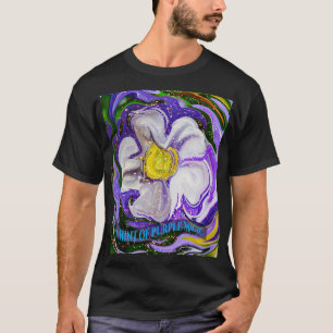 Camiseta Uma dica de magia roxa - Energia da flor