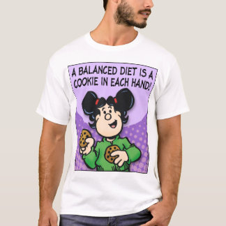 Camiseta Uma dieta equilibrada