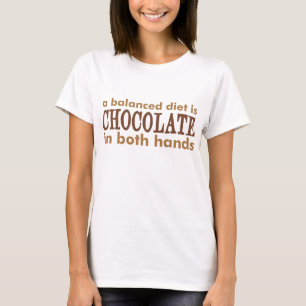 Camiseta Uma dieta equilibrada é…