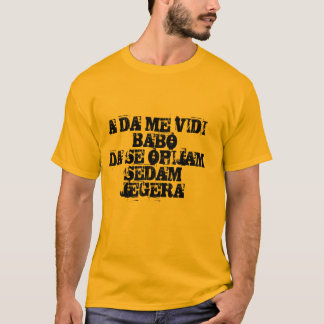 Camiseta uma Dinamarca mim babo do vidi