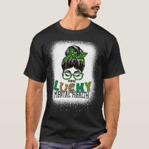 Camiseta Uma Doença Mental Sortuda Sangrenta Sangrando Pedr
