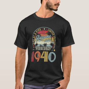 Camiseta Uma Edição Limitada Incrível Desde Fevereiro