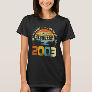 Camiseta Uma Edição Limitada Incrível Desde Fevereiro