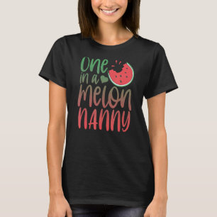 Camiseta Uma Em Uma Ama Melônica Que Corresponde À Melancia