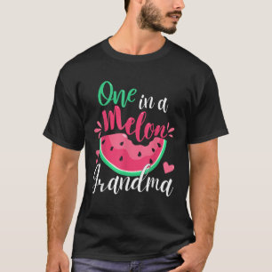 Camiseta Uma em uma Fama de Festa de aniversário Melon Vovó