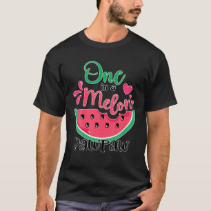 Camiseta Uma Em Uma Família De Frutas De Verão De Melon Paw