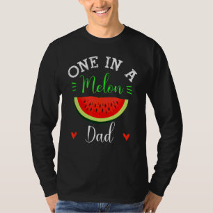 Camiseta Uma Em Uma Família Melancia Pai Melon Summer