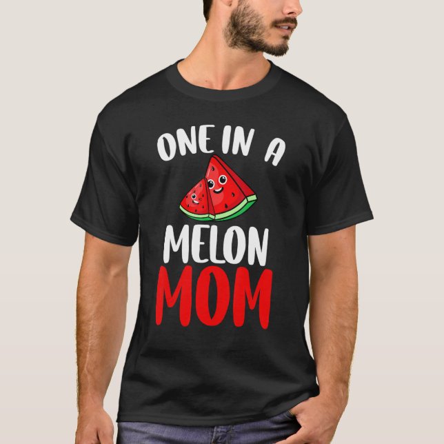 Camiseta Uma Em Uma Família Melon Mãe Melancia Que Correspo (Frente)