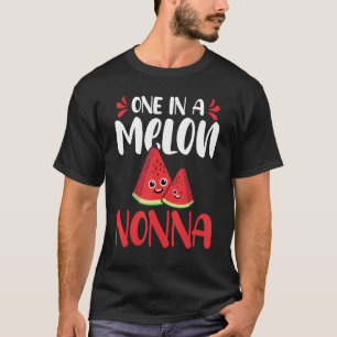 Camiseta Uma Em Uma Família Melon Nonna Watermelon Correspo