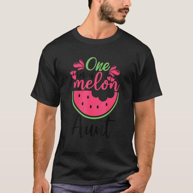 Camiseta Uma Em Uma Férias De Verão Da Tia Melon Waterlemon (Frente)