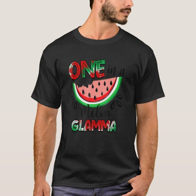 Camiseta Uma Em Uma Fruta Da Família Melon Glamma Watermelo (Frente)