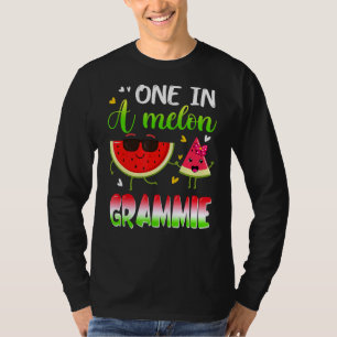Camiseta Uma Em Uma Mãe Da Família Melon Grammie Watermelon