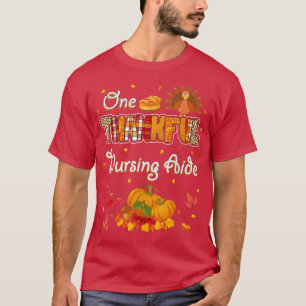 Camiseta Uma Enfermeira Agradecida Caiu no outono, Ação de