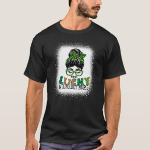 Camiseta Uma Enfermeira De Neurologia Sortuda Sangrou Rua D