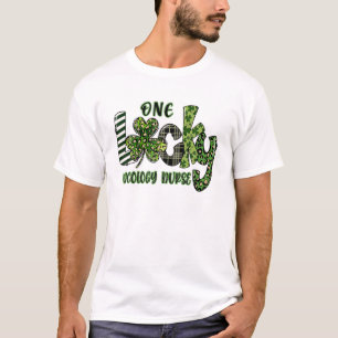 Camiseta Uma Enfermeira de Oncologia Sortuda, Rua Leopard X