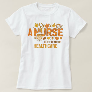 Camiseta Uma enfermeira é o coração da saúde