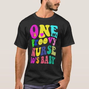 Camiseta uma enfermeira muito fixe fantasia tema retrô anos