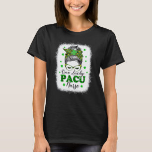 Camiseta Uma Enfermeira Pacu Sortuda Dia de São Patrício Mu