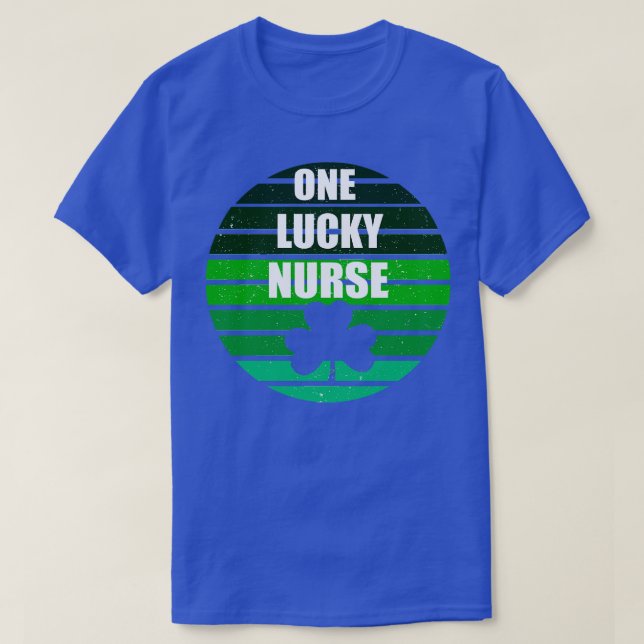 Camiseta uma enfermeira sortuda (Frente do Design)