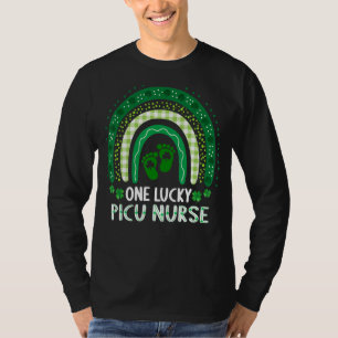 Camiseta Uma Enfermeira Sortuda Picu Mulheres Peds Pediátri