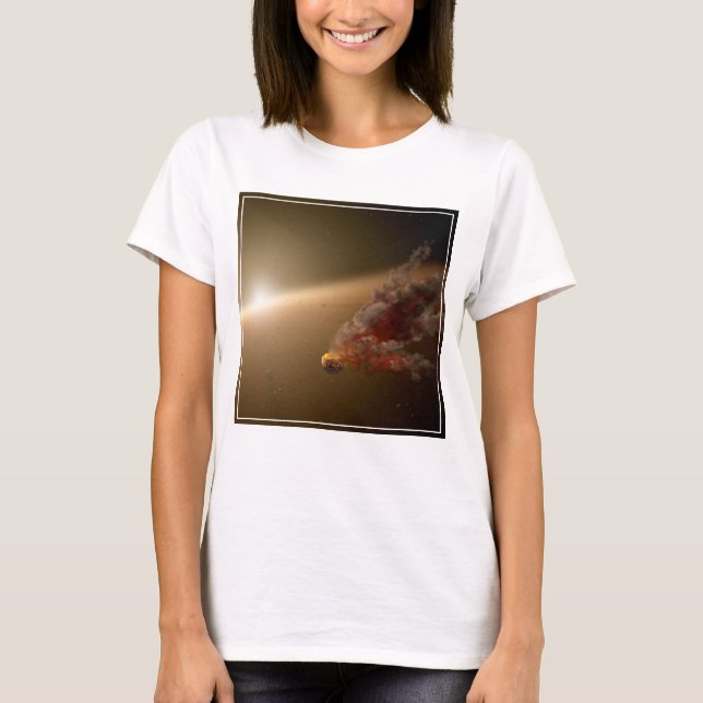 Camiseta Uma Erupção Enorme Em Torno Do Star Ngc 2547-Id8. (Frente)