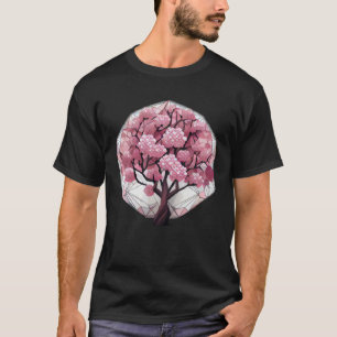 Camiseta Uma Esfera Lente de Cereja Elegante e Bela