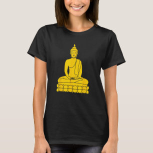Camiseta Uma estátua de Buda