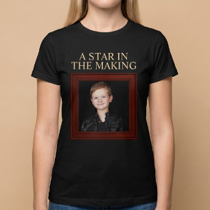 Camiseta UMA ESTRELA EM FORMAÇÃO Foto Infantil Personalizad