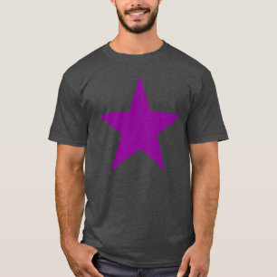 Camiseta Uma Estrela Roxa Do Anarquista-Feminismo