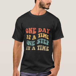Camiseta Uma Etapa De Cada Vez 12 Etapas O Patrocinador De