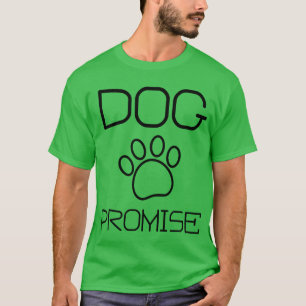 Camiseta Uma família de promessas de cães engraçada