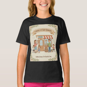 Camiseta Uma Família De Trabalhadores Duros