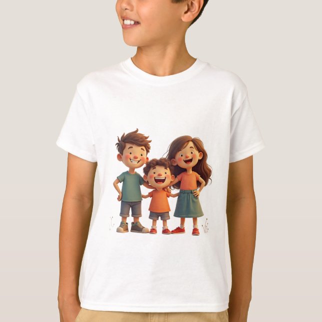 Camiseta uma família feliz (Frente)