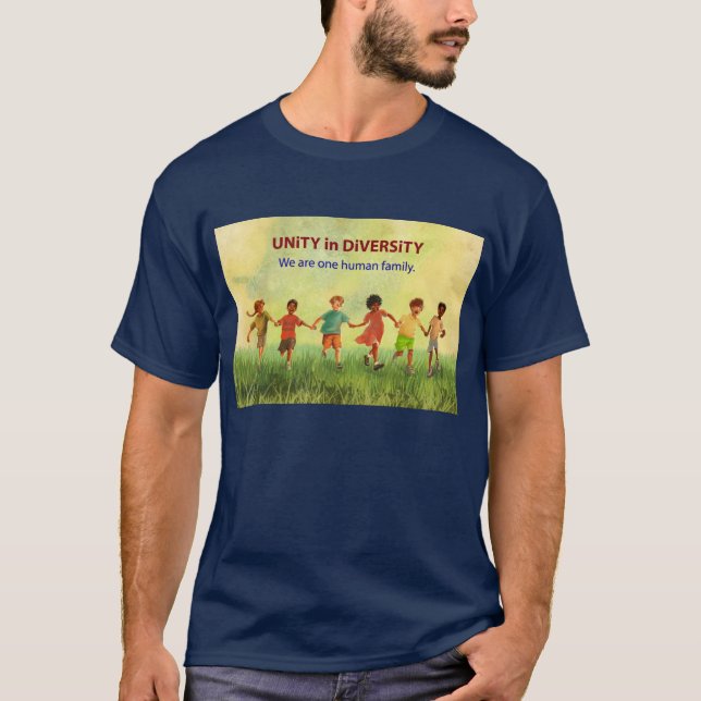 Camiseta Uma família humana (Frente)
