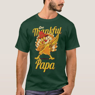 Camiseta Uma Família Papá Turca Agradável Que Corresponde E