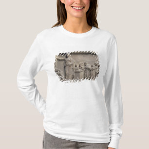 Camiseta Uma família que sacrifica um touro a Asclepius
