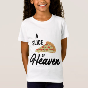 Camiseta Uma fatia de pizza mística do céu