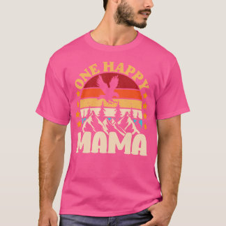 Camiseta Uma Feliz Camper Birthday Decorações Uma Mãe Feliz